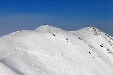 Image showing Ski slope, off-piste