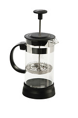 Image showing tea black french press