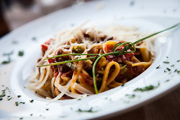 Image showing Italian Pasta - Fettuccine