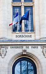 Image showing Paris - Sorbonne University Entrance
