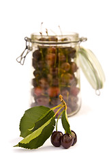 Image showing Cherry jar