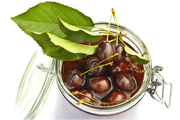 Image showing Cherry jar