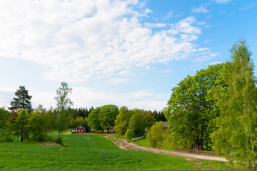 Image showing Landscape in Småland