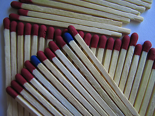 Image showing Wooden Safety Matchsticks