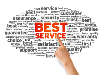 Image showing Best Service