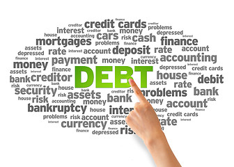 Image showing Debt