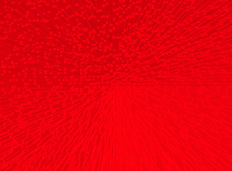Image showing Red abstract explosion