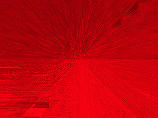 Image showing Red abstract explosion