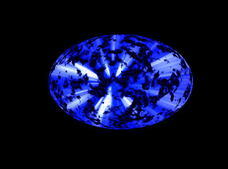 Image showing Blue space ellipse