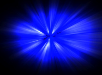 Image showing Blue explosion