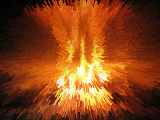 Image showing Fire explosion