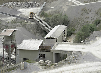 Image showing gravel mill detail