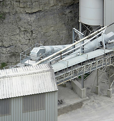 Image showing gravel mill detail