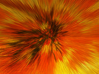 Image showing Orange and yellow explosion