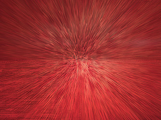 Image showing Red abstract explosion