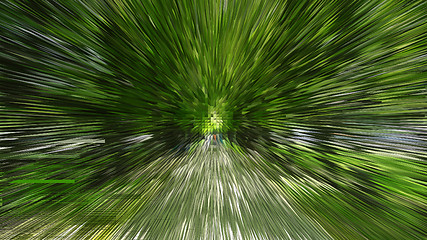 Image showing Green unusual background