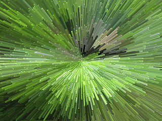 Image showing Green unusual background