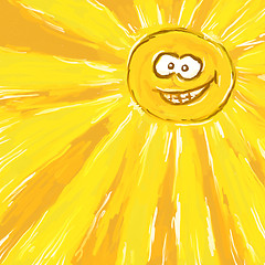 Image showing cartoon sun