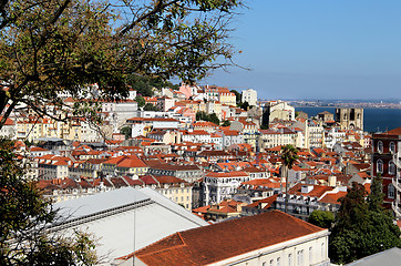 Image showing Lisbon panorama, Portugal 