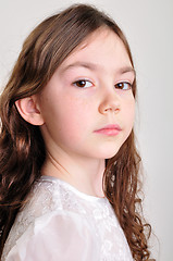 Image showing studio portrait od a pretty girl