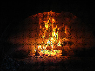 Image showing Flame in the furnace