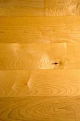 Image showing Wooden floorboard fragment. Canadian maple. 