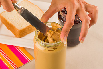 Image showing Peanut butter