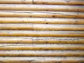 Image showing wooden logs