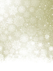 Image showing Elegant Christmas with snowflakes. EPS 8