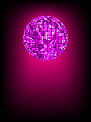 Image showing Disco ball with glow in haze. EPS 8