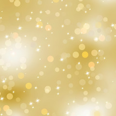 Image showing Glittery gold Christmas background. EPS 8