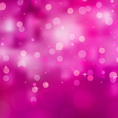 Image showing Glittery pink Christmas background. EPS 8