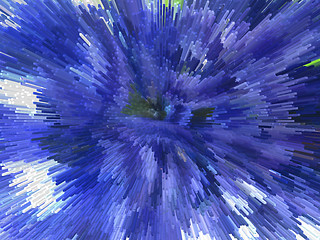 Image showing Blue abstract background