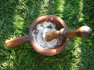 Image showing Seasoning to soup