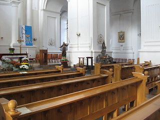 Image showing Hall in Catholic church