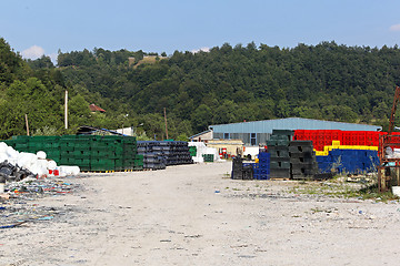 Image showing Plastic factory