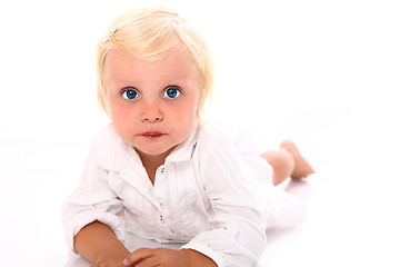 Image showing Beautiful blonde little girl 