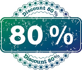 Image showing Stamp Discount eighty percent