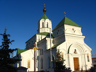 Image showing The beautiful Nikolaevskaya church in Radomyshl