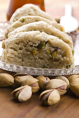 Image showing Homemade Halvah with Pistachio Nut 