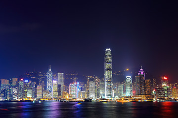 Image showing Hong Kong night view