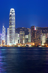 Image showing Hong Kong night view