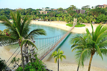 Image showing landscape in sentosa, Singapore