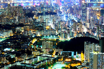 Image showing kowloon at night