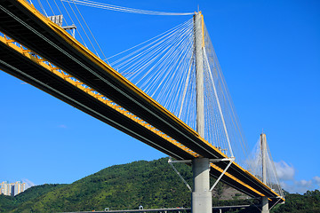 Image showing Ting Kau bridge