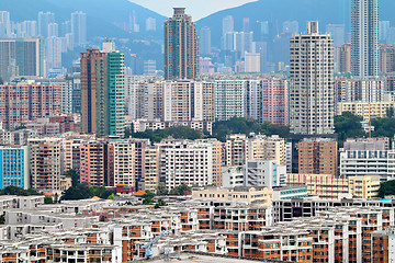 Image showing downtown of Hong Kong city