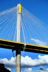 Image showing Ting Kau bridge in Hong Kong