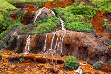 Image showing golden waterfall in taiwan