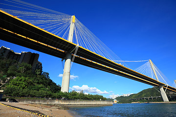 Image showing Ting Kau bridge