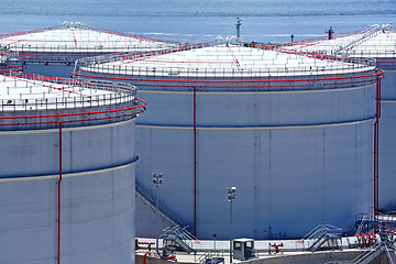 Image showing oil tanks